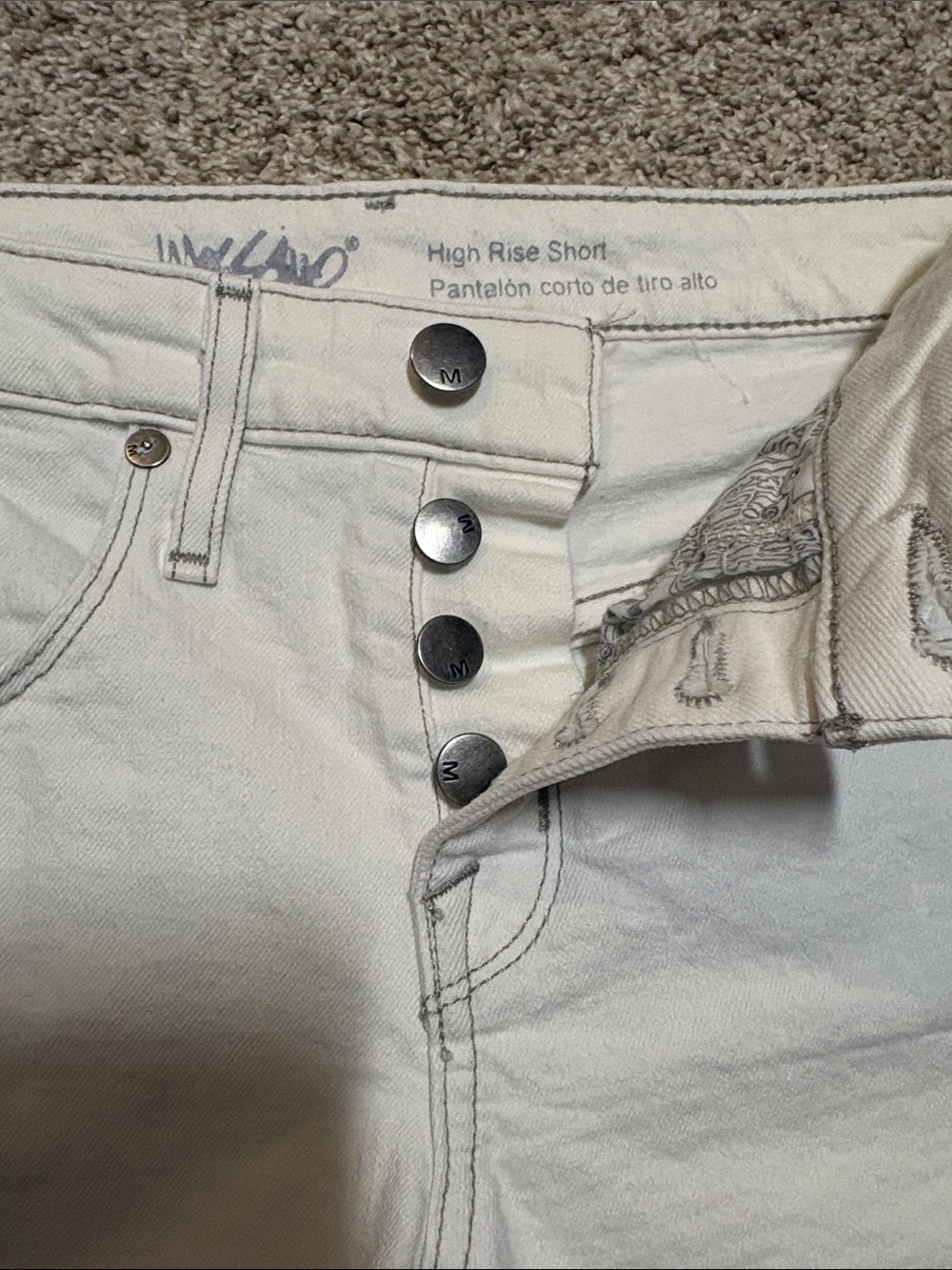 Mossimo High Rise Short Size 0/25 - Picture 4 of 4